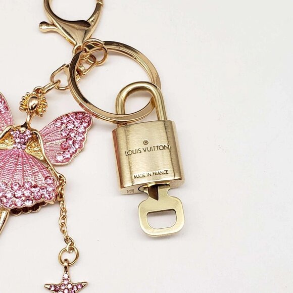 Authentic Louis Vuitton Lock & Key with unbranded Fairy Bagcharm, Keycharm - Picture 5 of 6